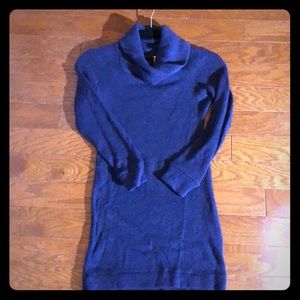 Dark purple sweater dress